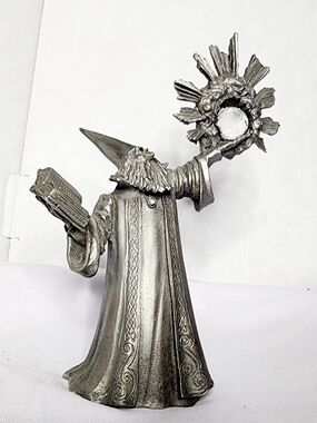 Vintage Perth Pewter Wizard Figurine Ray Lamb FA65 Sun Crystal Superior Models